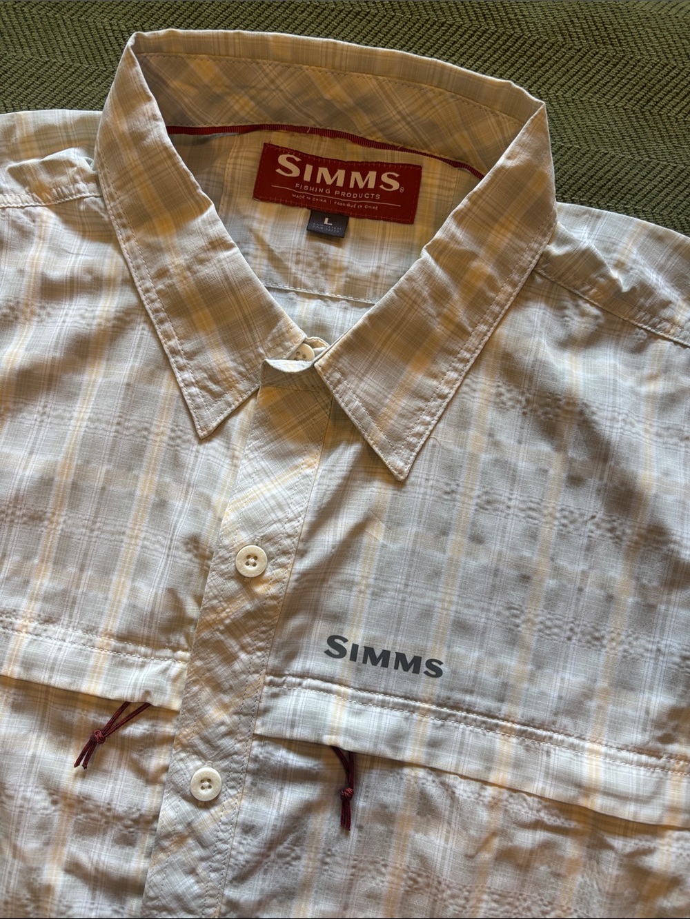 Simms Performance Fishing Shirt. - Picture 2 of 7